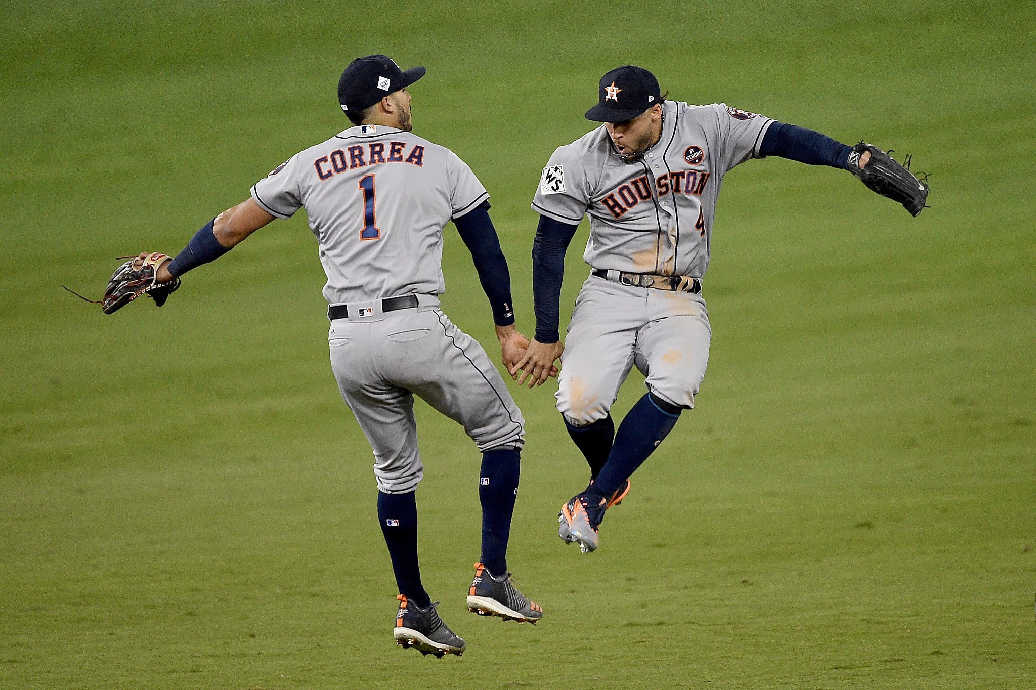 Astros Outlast Dodgers In Game With World Series-record 8 Home Runs