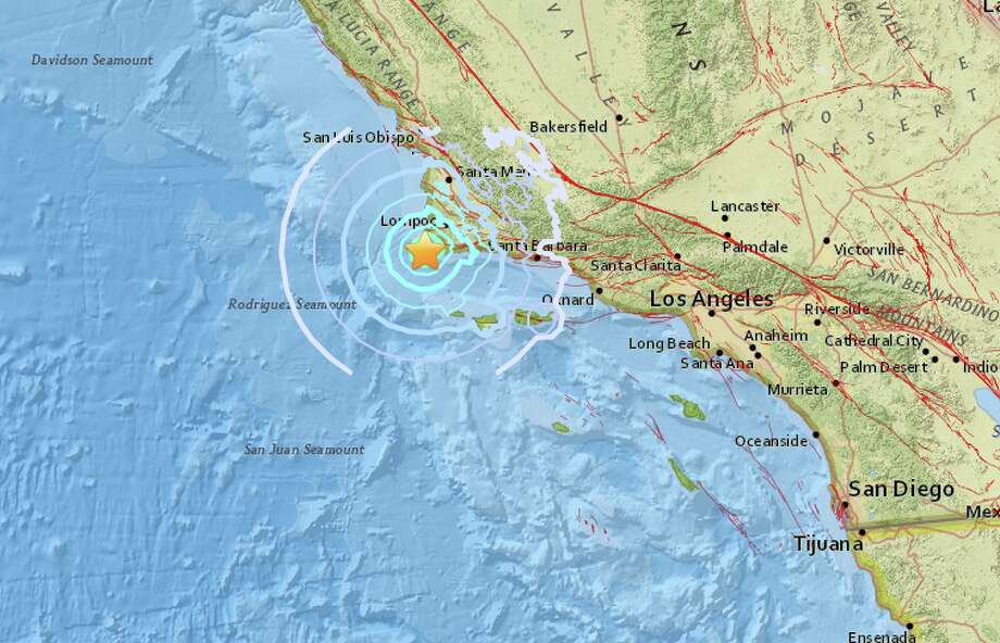 Magnitude 4.3 earthquake strikes near Lompoc, CA - SFGate