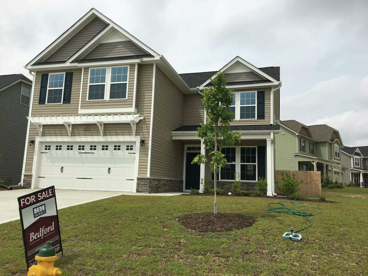 This home is in Raeford, N.C. Last month, 19,000 U.S. homes were sold for $500,000 or higher, while 13,000 were sold for $200,000 or less. ﻿