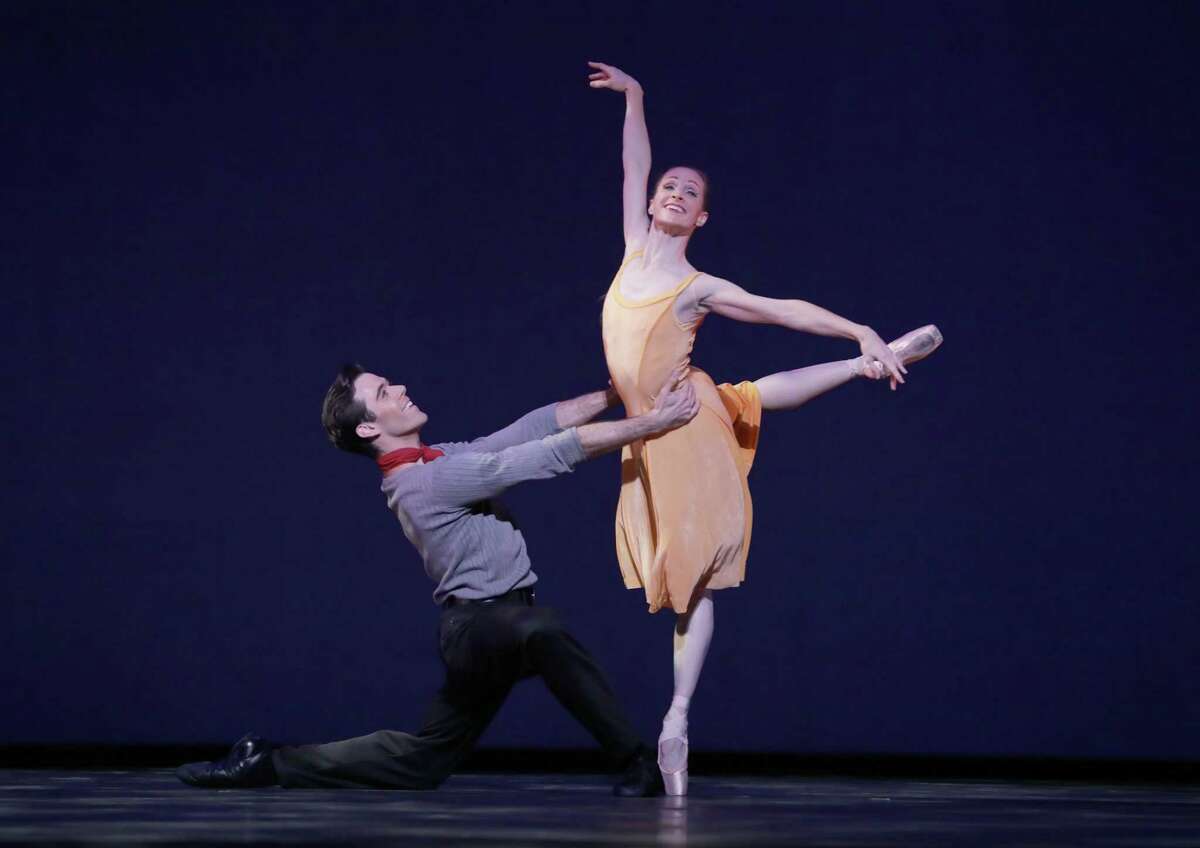 Sara Webb and Connor Walsh breezed happily through the duets of Christopher Wheeldon's "Carousel: A Dance."