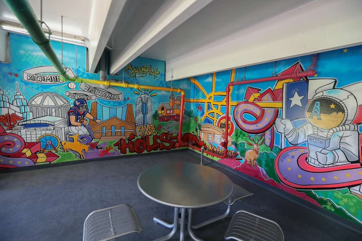 What is at the top of the imposing Williams Tower?