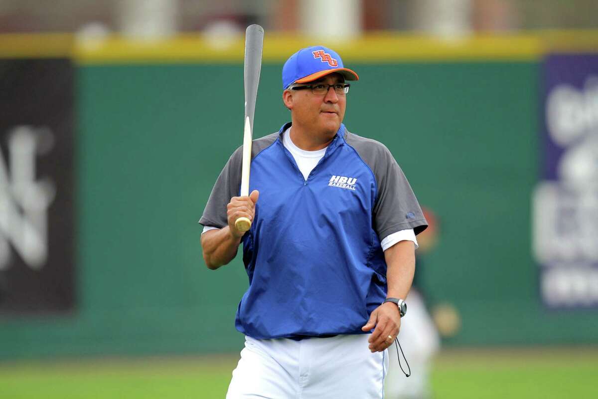 Former Houston Astros pitcher and Port Arthur Thomas Jefferson graduate Xavier Hernandez currently works as an assistant coach for Houston Baptist University. (Photo provided by HBU Athletics)