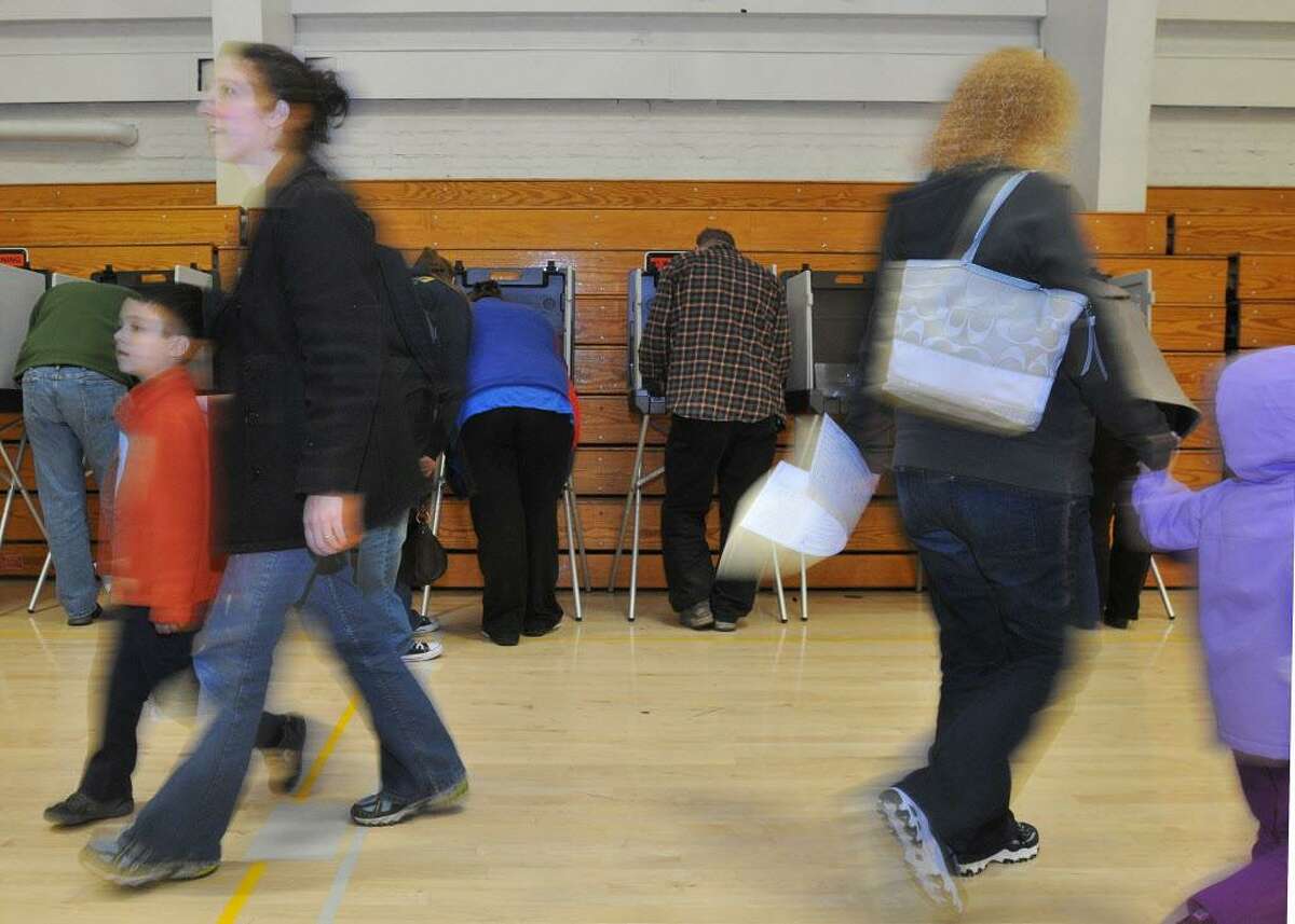 Middletown voters choose among the candidates running for office on Election Day at Woodrow Wilson Middle School.