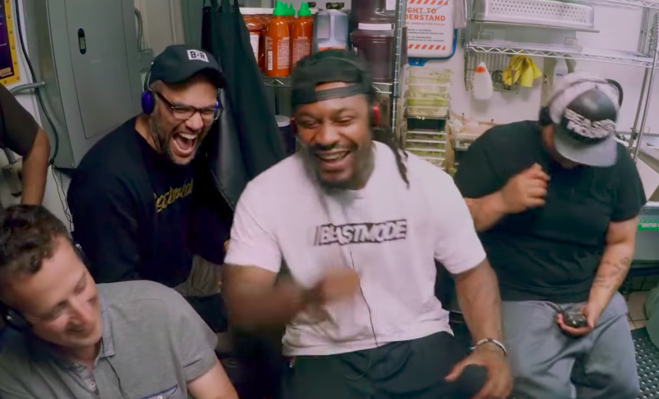 WATCH: Former Buffalo Bills RB Marshawn Lynch learns British slang