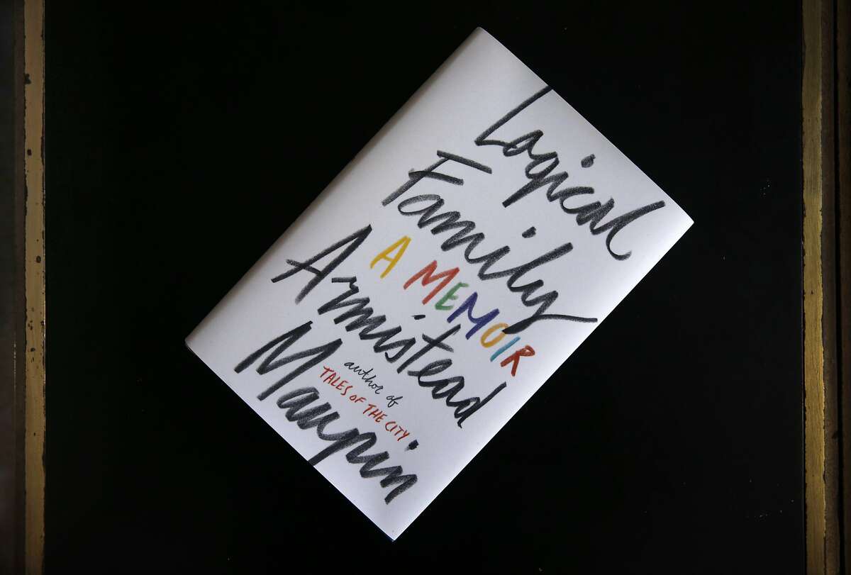 Armistead Maupin's memoir is seen at the author's home in San Francisco, Calif. on Thursday, Sept. 28, 2017. The author of the "Tales of the City" novels, and former Chronicle writer, is beginning a nationwide book tour for his memoirs, "Logical Family".