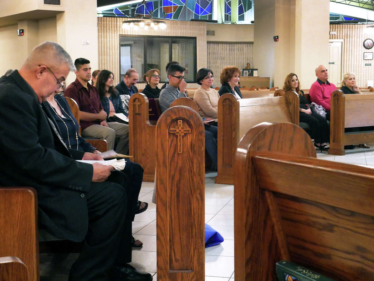 Family and friends of former Laredo Morning Times Editor, Odie Arambula gathered for a ceremony marking A Celebration of Praise and Thanksgiving of God for Arambula's life at St. Patrick Catholic Church.