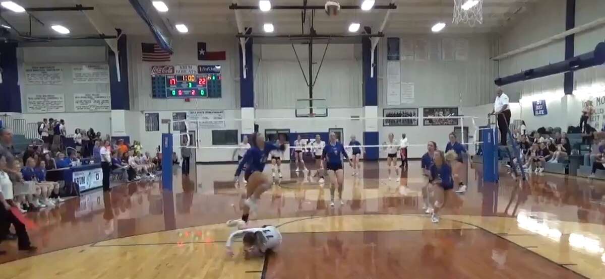 Decatur High School volleyball player Autumn Finney pulled off an unbelievable return that is being hailed as "superhuman" by some sports news outlets.
