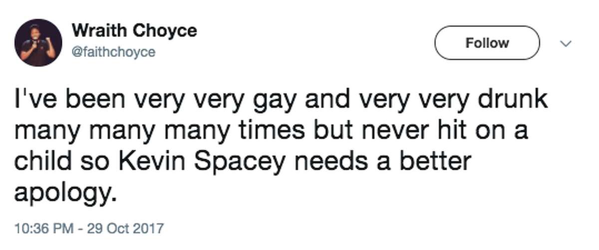 Twitter users were enraged over actor Kevin Spacey combining an apology for his sexual misconduct with coming out as gay.