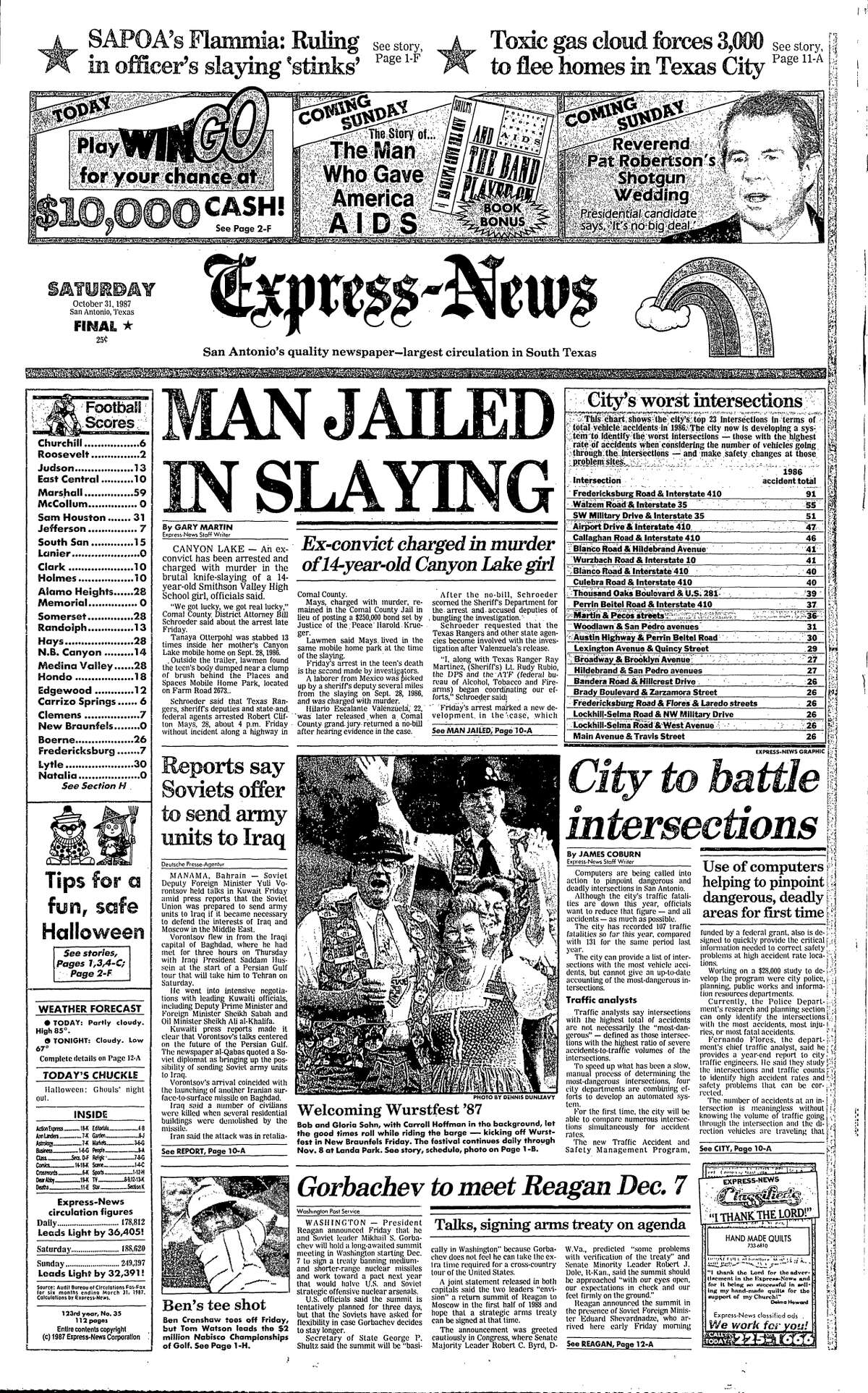 Data 30 years apart shows San Antonio's most dangerous roads shifted to