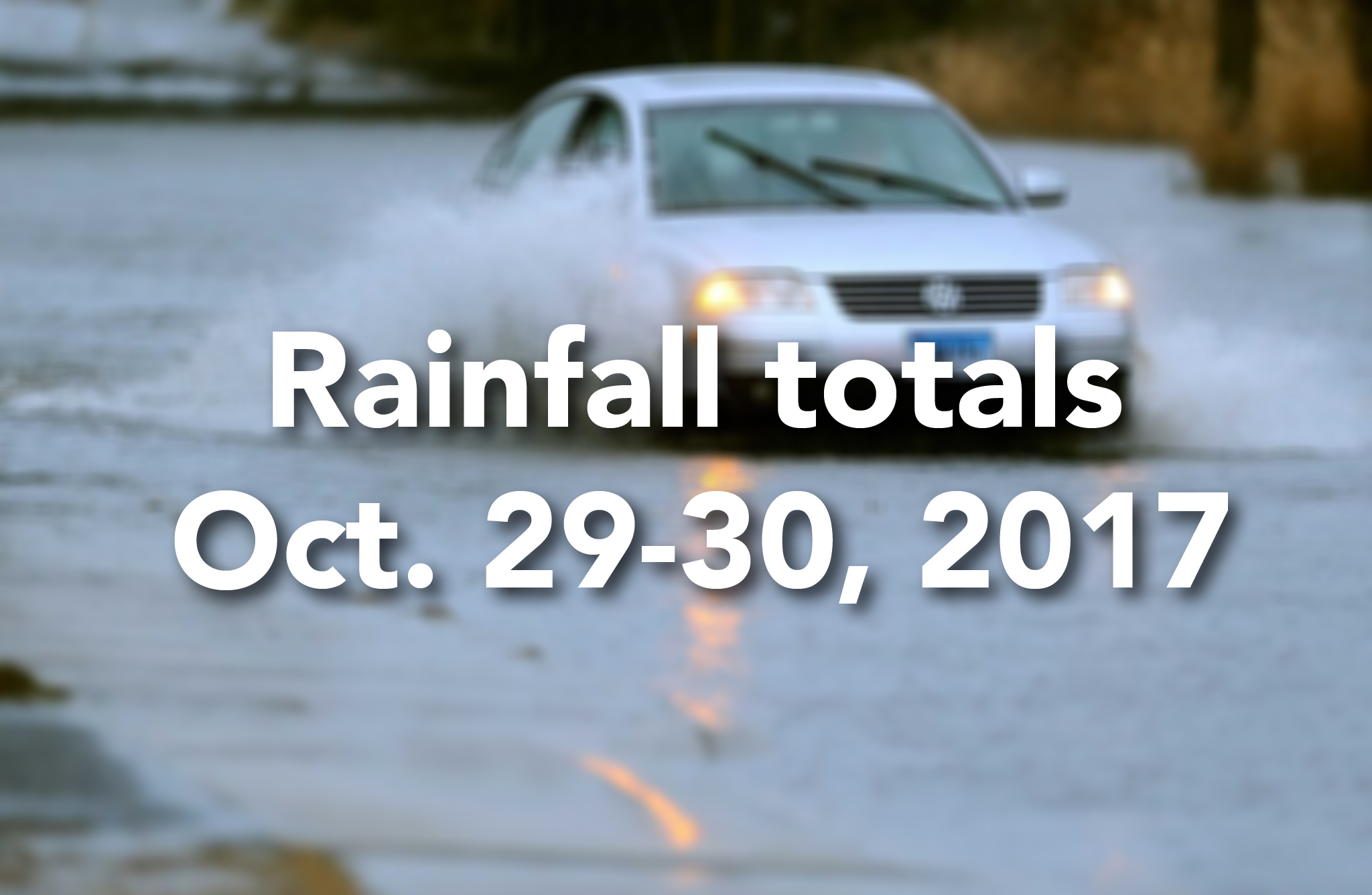 How much rain did we get?