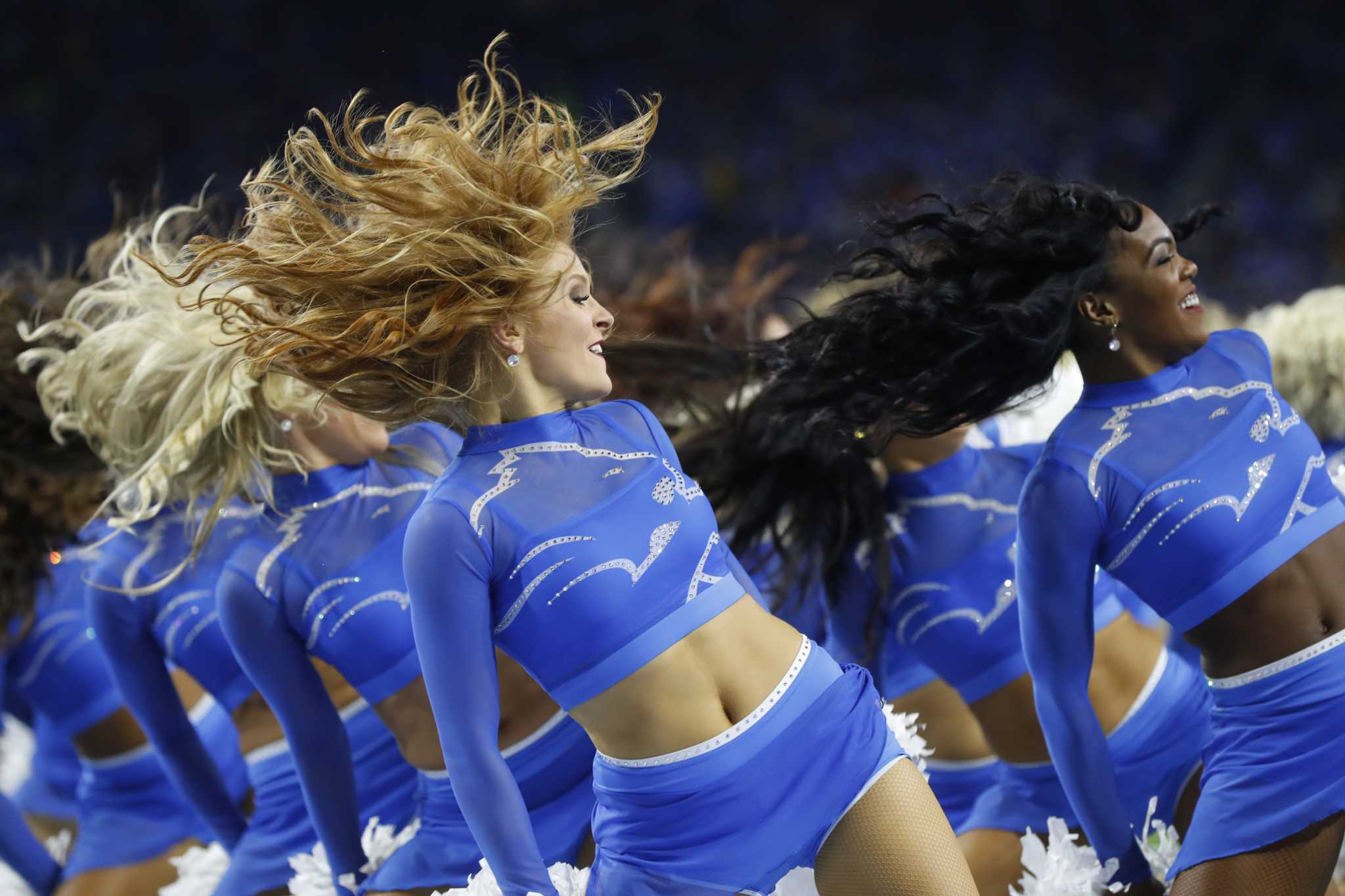 detroit lions cheerleader costume