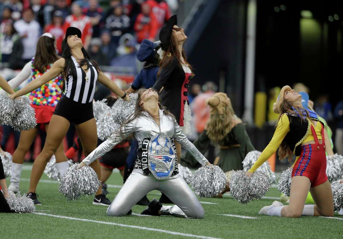 NFL cheerleaders don their best Halloween costumes