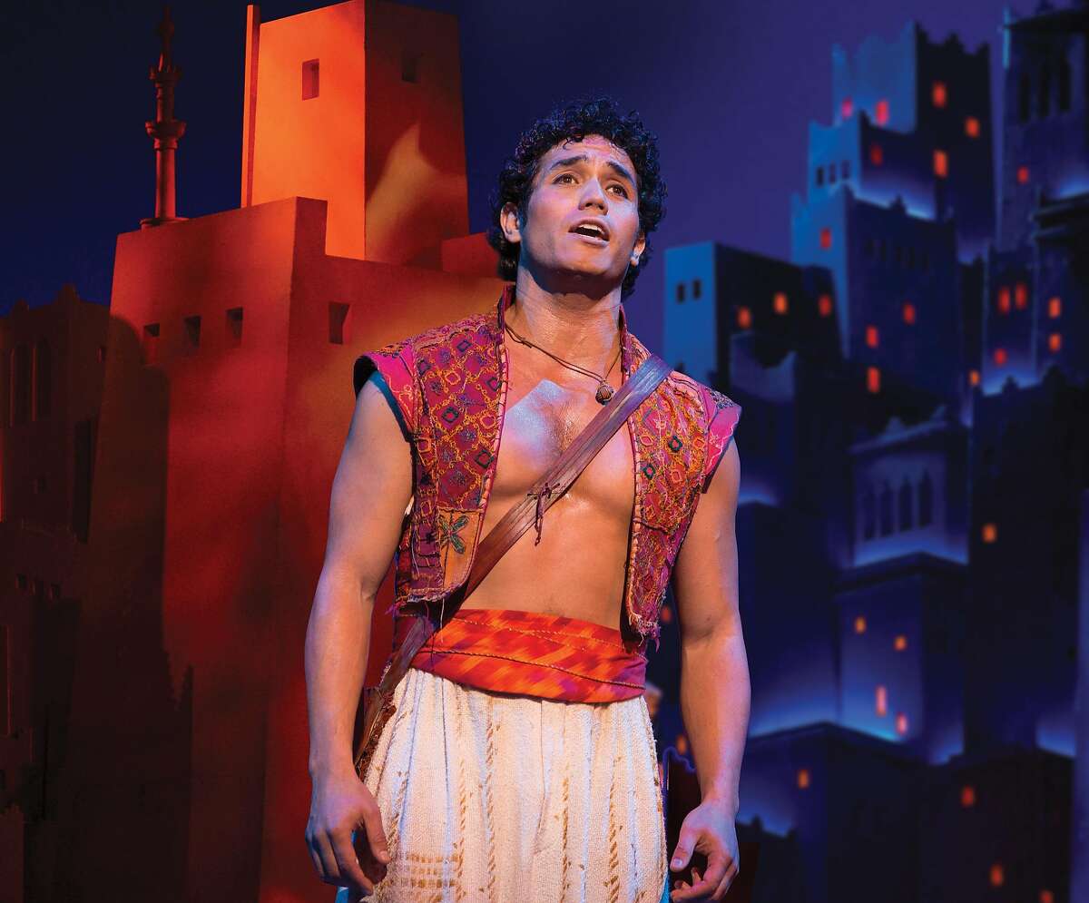 Adam Jacobs in Disney's "Aladdin" at SHN's Orpheum Theatre.