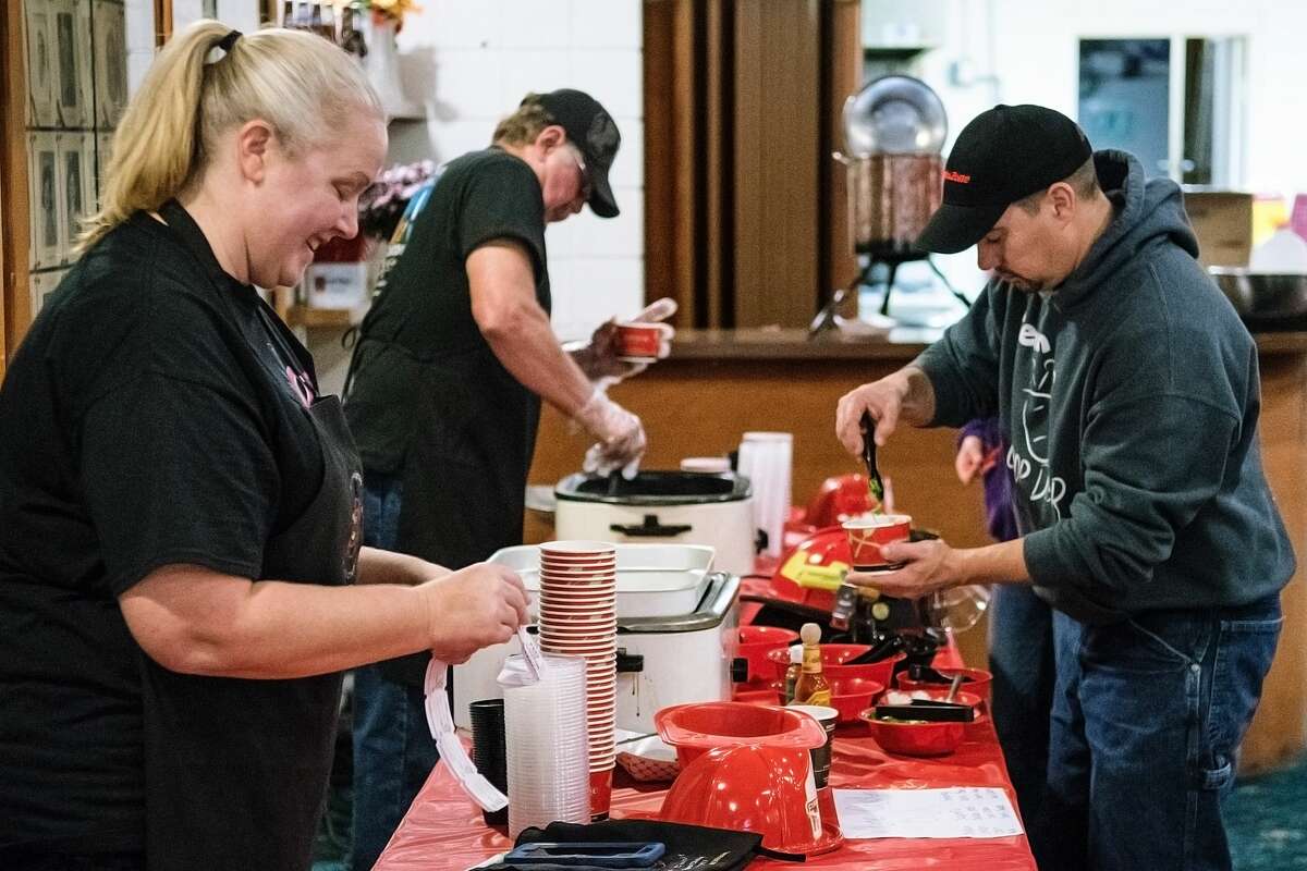Midland County Emergency Services holds their first EMS Chili Cook Off at the American Legion Berryhill Post 165 Sunday, Oct. 29, 2017. (Steven Simpkins/for the Daily News)