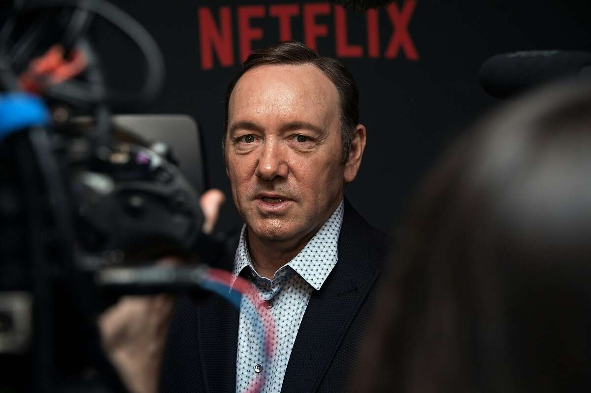 This file photo taken on February 23, 2016 shows actor Kevin Spacey arriving for the season 4 premiere screening of the Netflix show "House of Cards" in Washington, DC. 