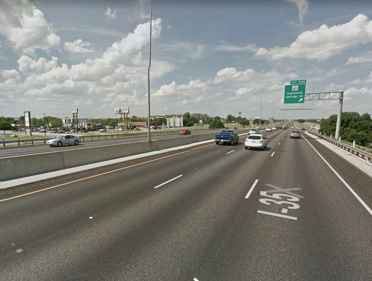 texas freeway express lane shut down