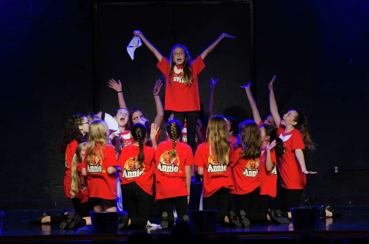 It's a "Hard Knock Life" for Annie's orphans, as they rebel against Miss Hannigan. Orphan Molly (Anna Baden) leads the charge in Inspiration Stage's production of "Annie Jr."