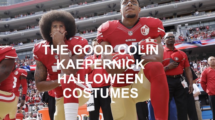 Best NFL Costume? Lil' Kaepernick. #HappyHalloween