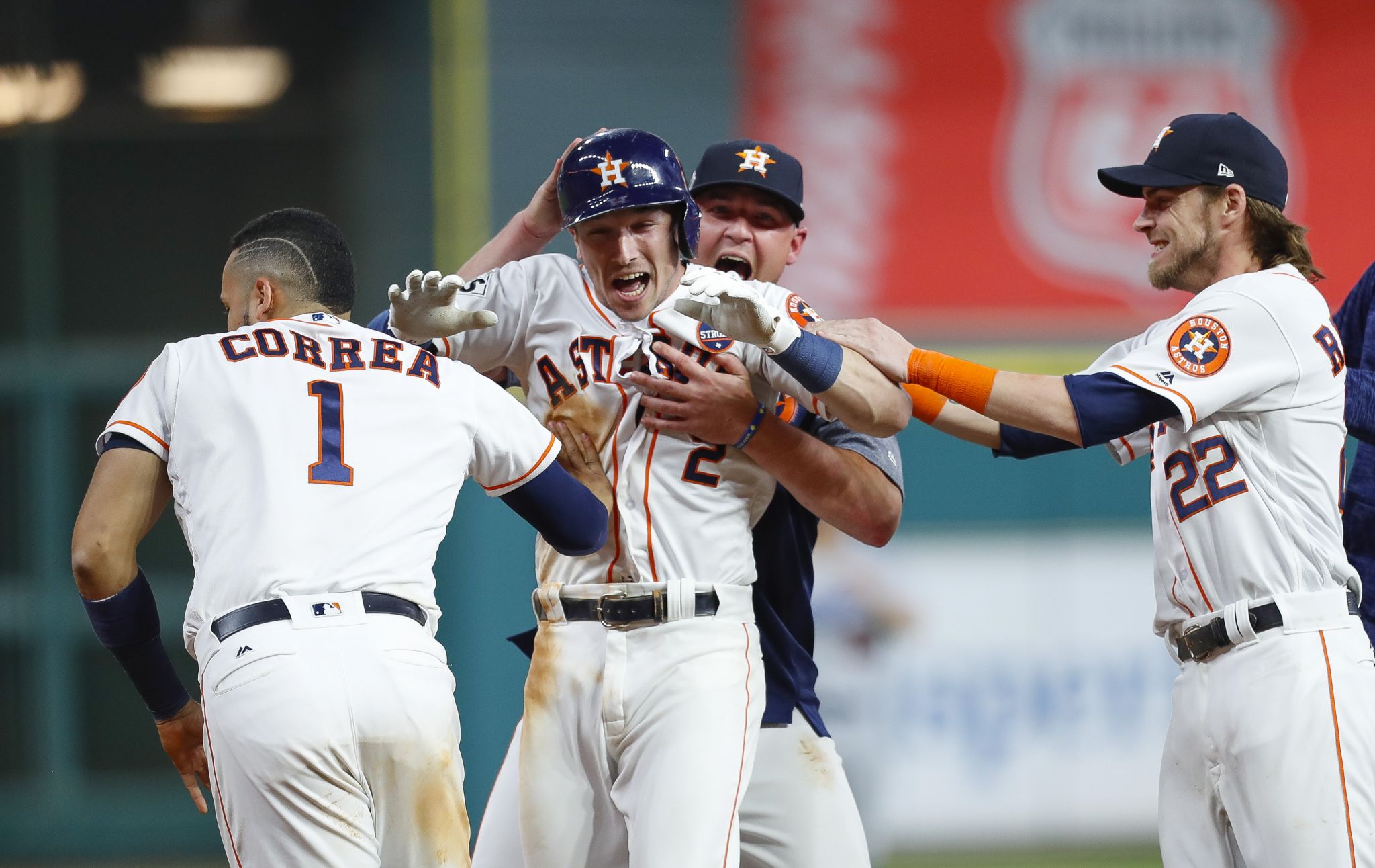Photos From The Astros Win In Game 5