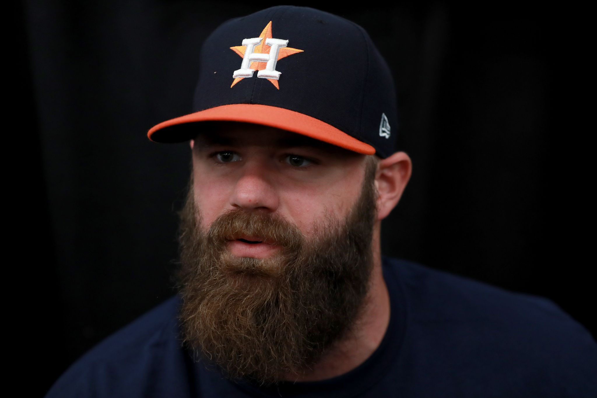 Before and after shots of Astros, Dodgers standouts prove facial hair  really does make you cooler