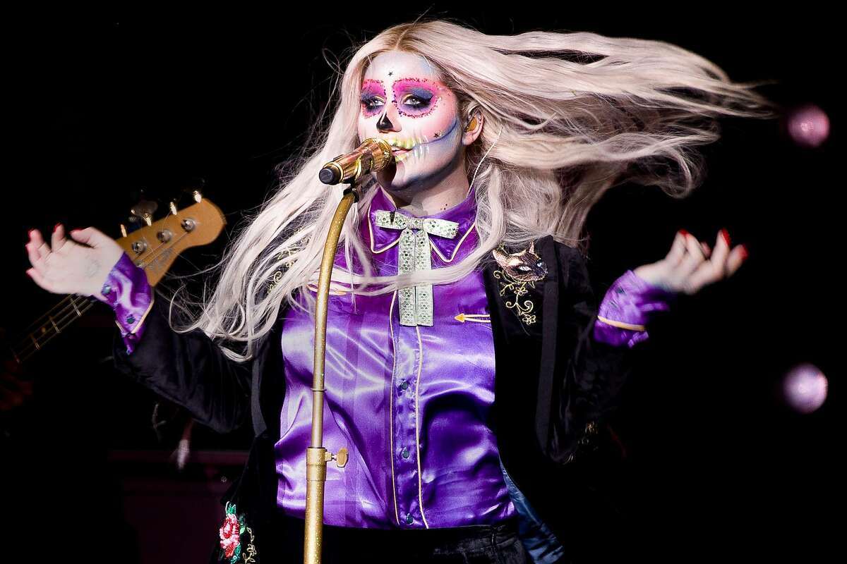 Kesha performs at the Masonic on Tuesday, Oct. 31, 2017, in San Francisco, Calif.