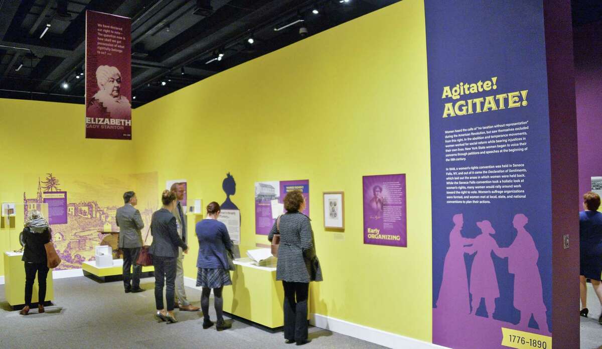 In Albany, women's suffrage in New York celebrated at State Museum