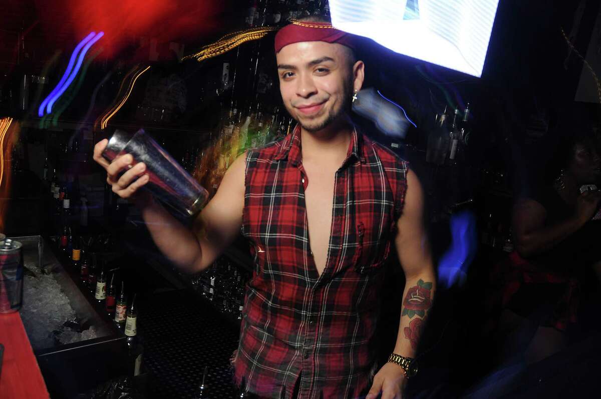 BartenderIssac Xochihua at Bayou City Bar. Click through to read about more Houston bartenders.