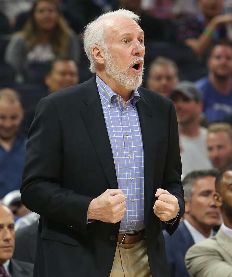 Spurs Coach Gregg Popovich ejected from Spurs, Warriors game San