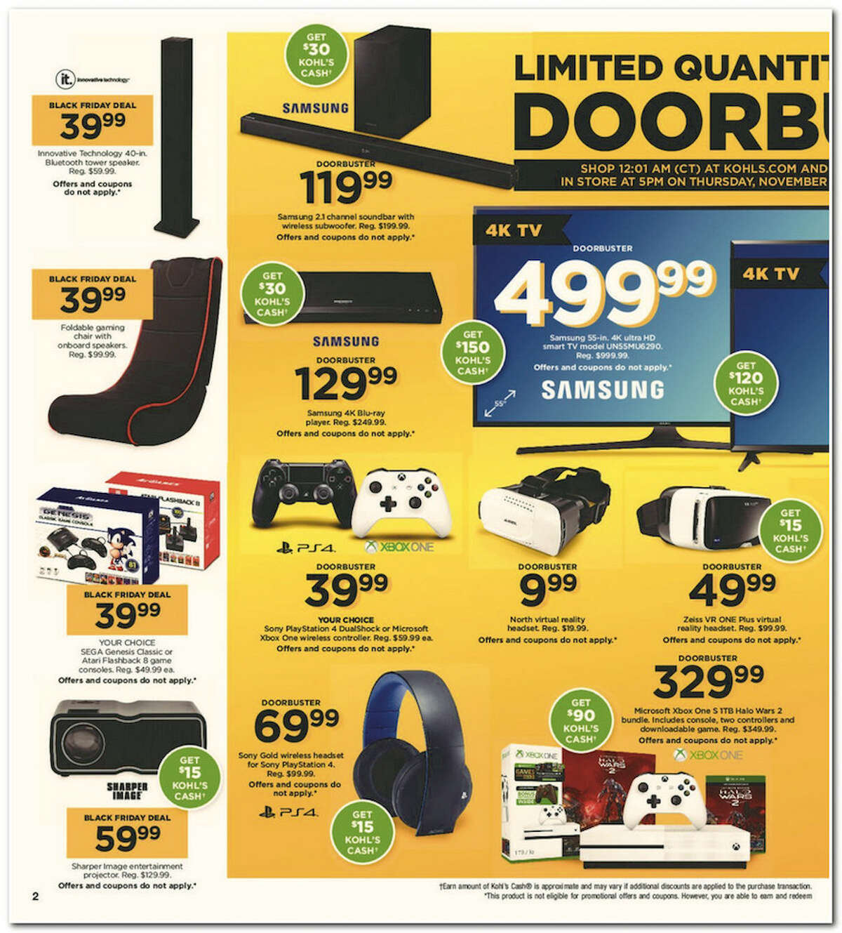 Kohl's Black Friday 2016 Doorbuster ad circular released (see all