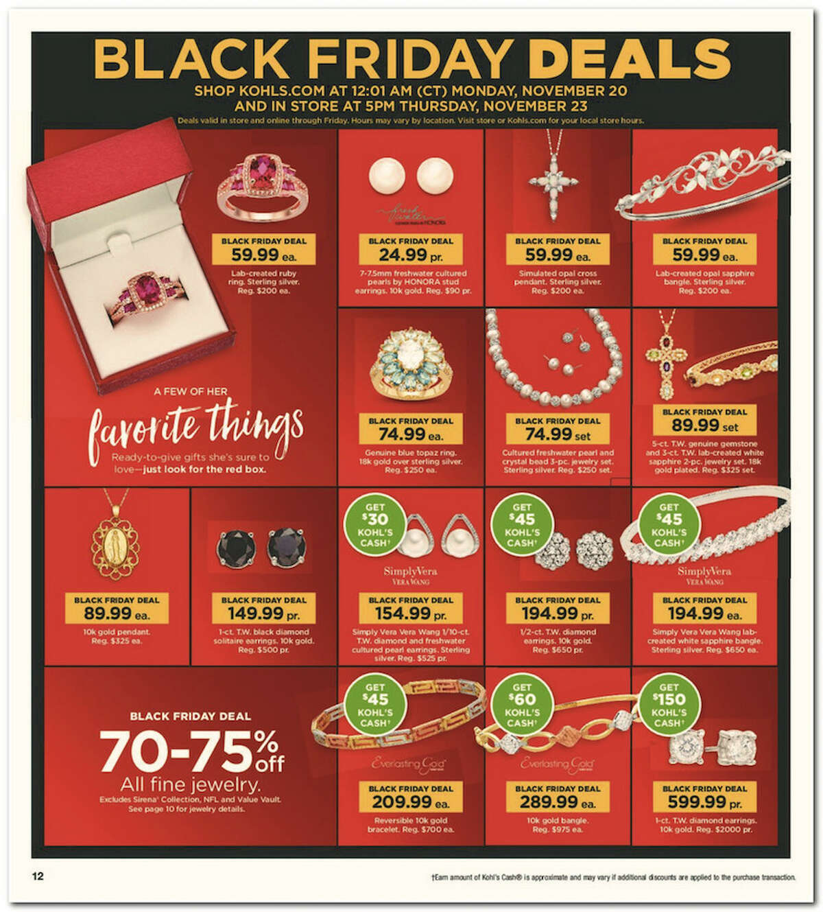 Kohl's has released its 64-page 2017 Black Friday Doorbuster ad. Prices and promotion are valid Thursday, Nov. 23 at 5 p.m. and are subject to change and availability, based on the retailer's determination.