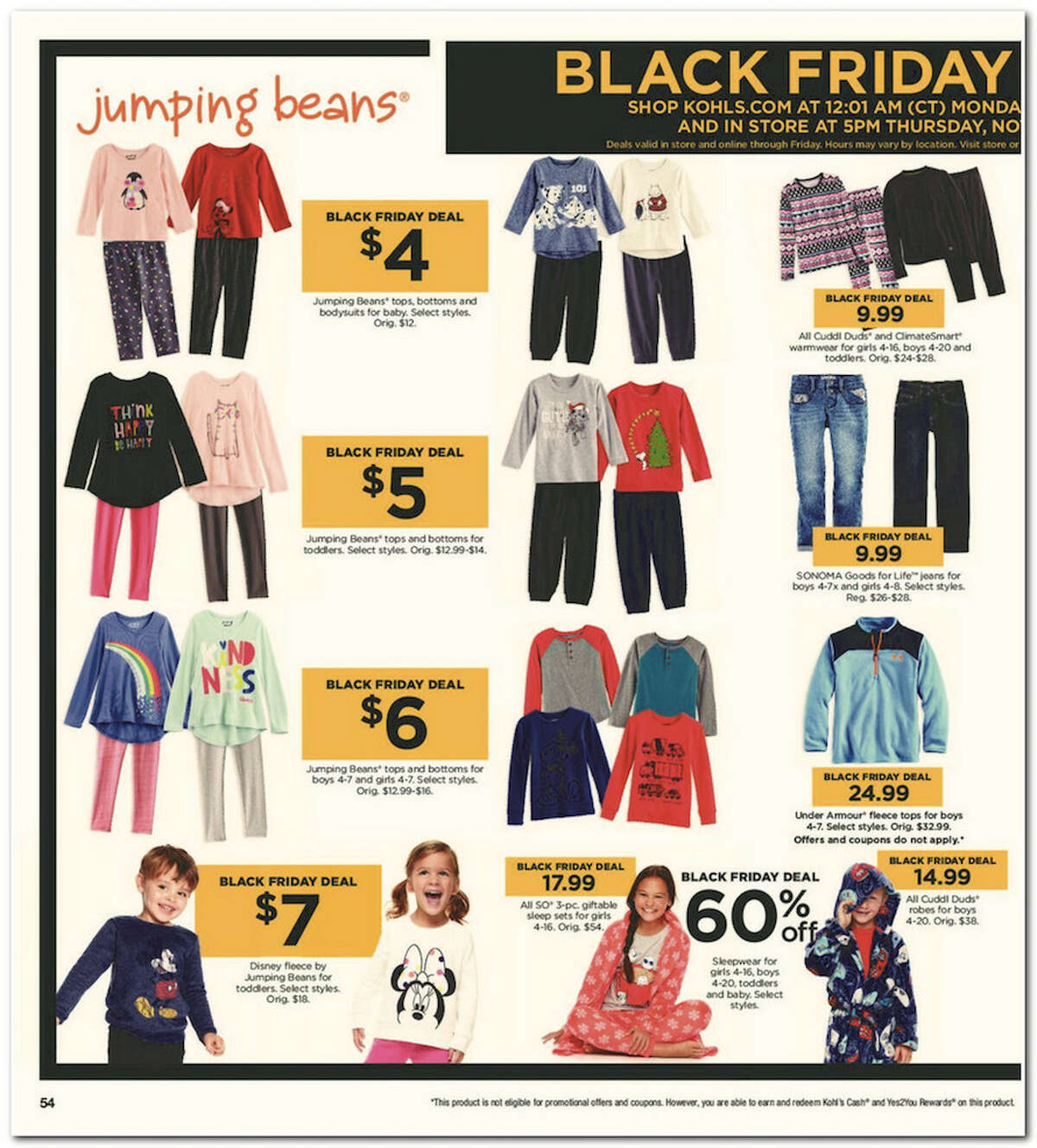 Kohl's has released its 64-page 2017 Black Friday Doorbuster ad. Prices and promotion are valid Thursday, Nov. 23 at 5 p.m. and are subject to change and availability, based on the retailer's determination.