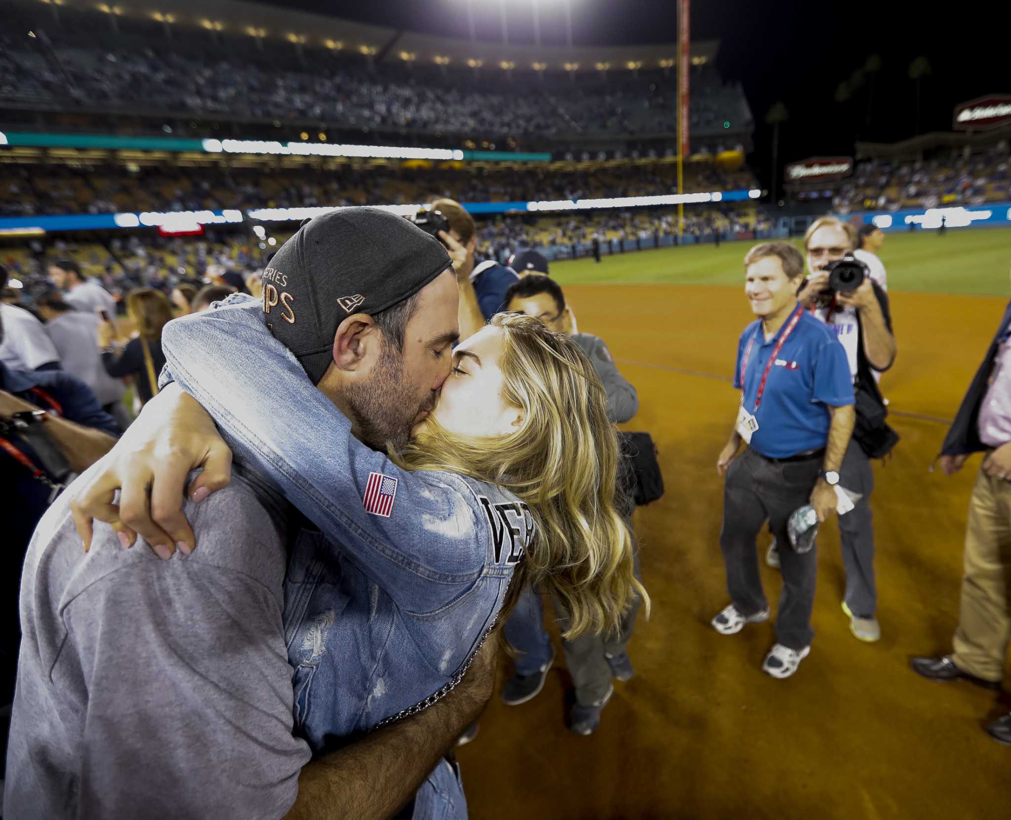 Justin Verlander & Kate Upton's daughter steals the show during Astros'  World Series celebration