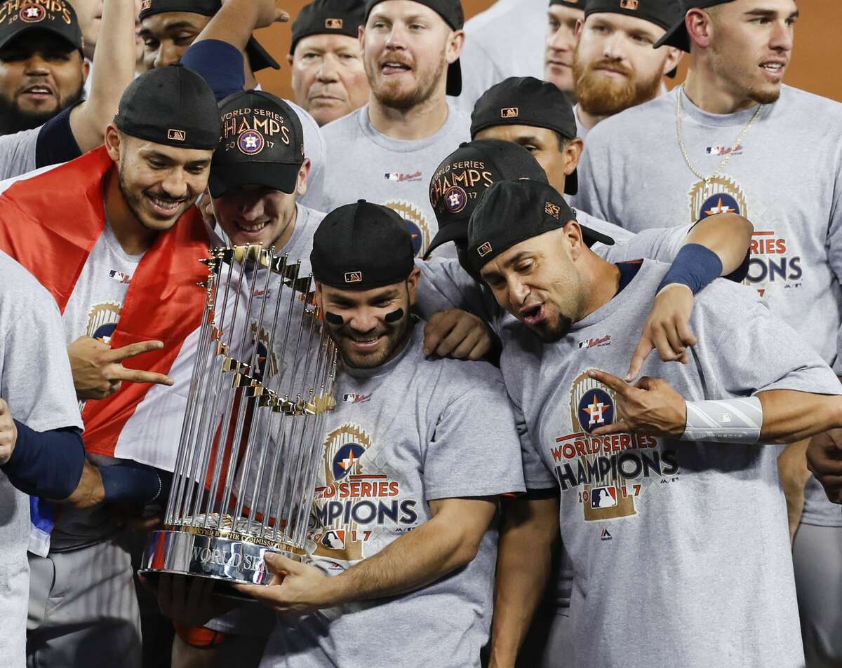 Inside look at Astros' first World Series champagne celebration