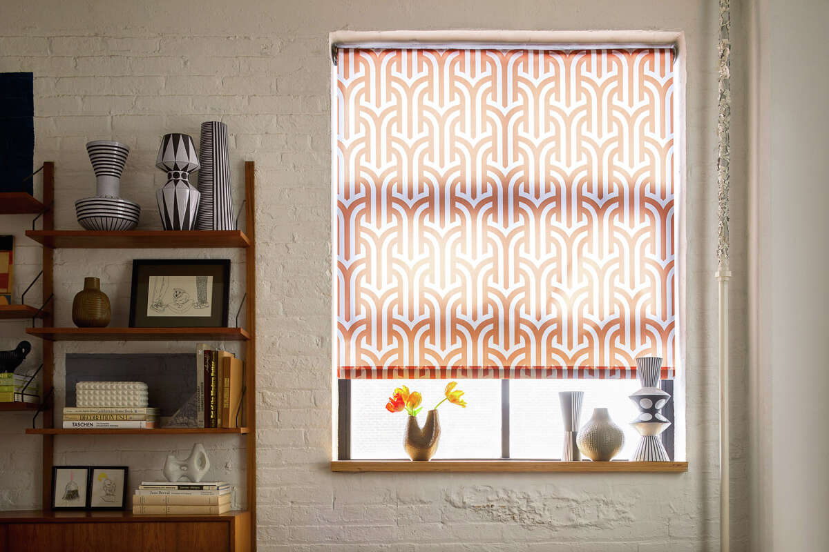 Jonathan Adler has a new roller shade collection at The Shade Store.