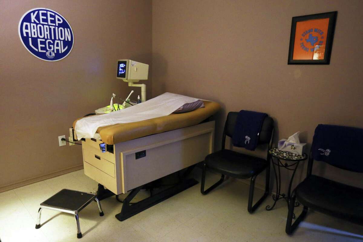 An examination room is shown at Whole Woman’s Health, an abortion clinic in McAllen, in this 2014 photo.