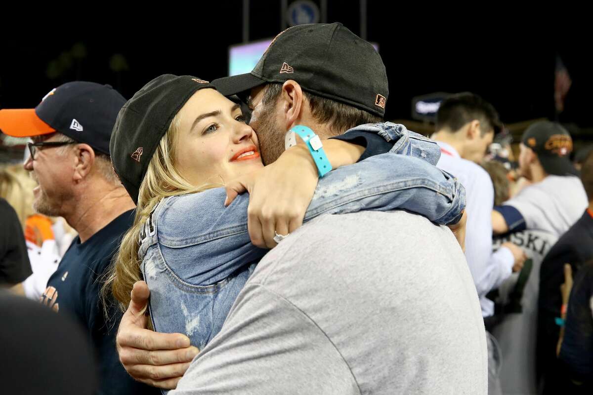 Kate Upton Models Justin Verlander's Astros' 2017 World Series