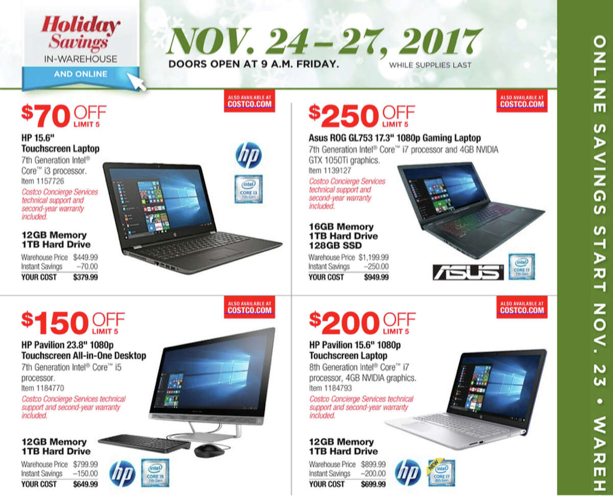 Costco has released its 2017 Holiday Savings ad. Prices and promotion are valid Thursday, Nov. 23 at 5 p.m. and are subject to change and availability, based on the retailer's determination