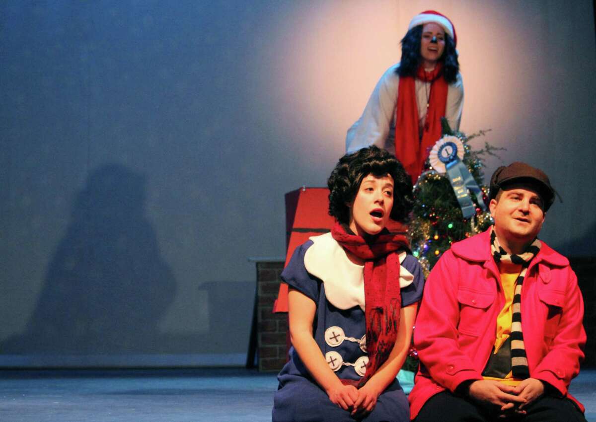A scene from the Wilton Playshop’s 2016 holiday season show, “A Charlie Brown Christmas.”