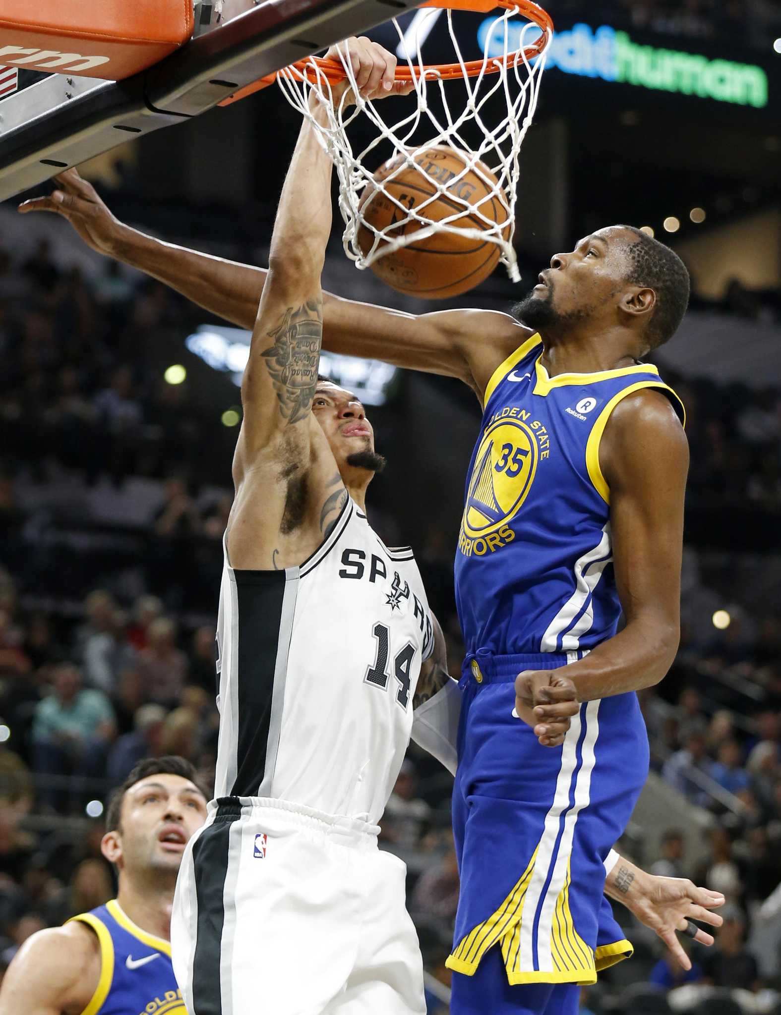 Spurs' Losing Streak Grows To Four With 112-92 Loss To Warriors