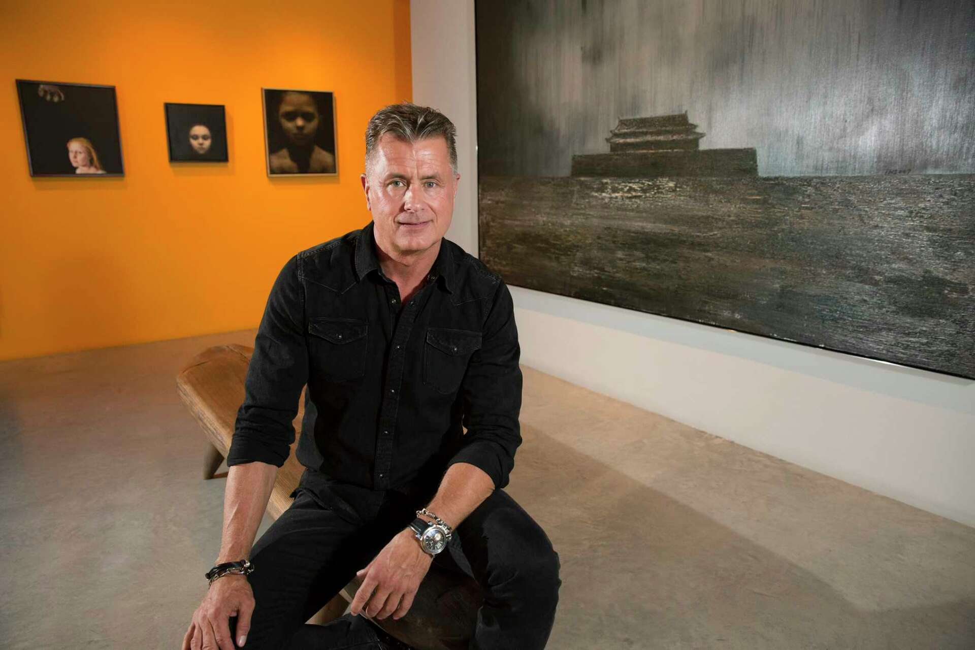Art loving world traveler settles into unassuming space with an