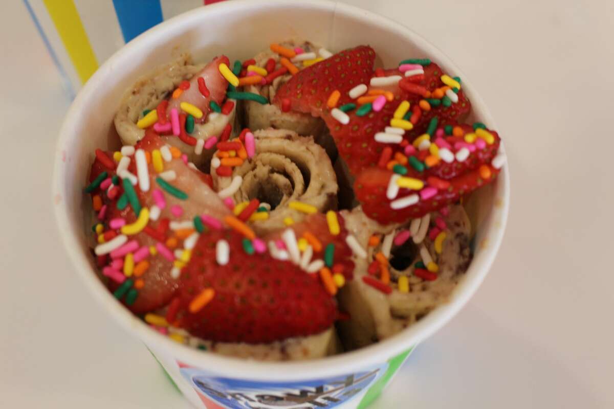 Small Bites Snowy Rolls Ice Cream serves up a different scoop