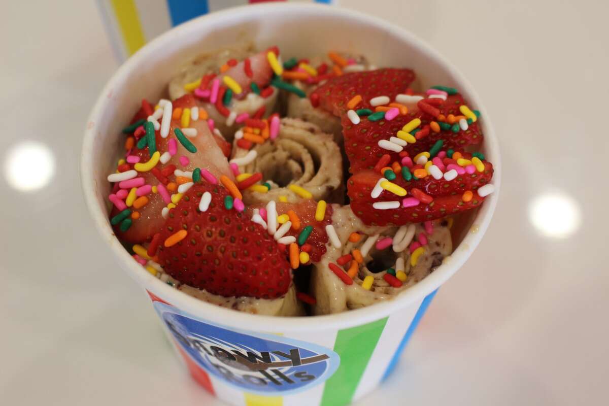 Small Bites Snowy Rolls Ice Cream serves up a different scoop