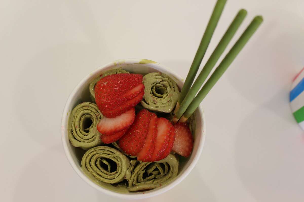 Small Bites Snowy Rolls Ice Cream serves up a different scoop