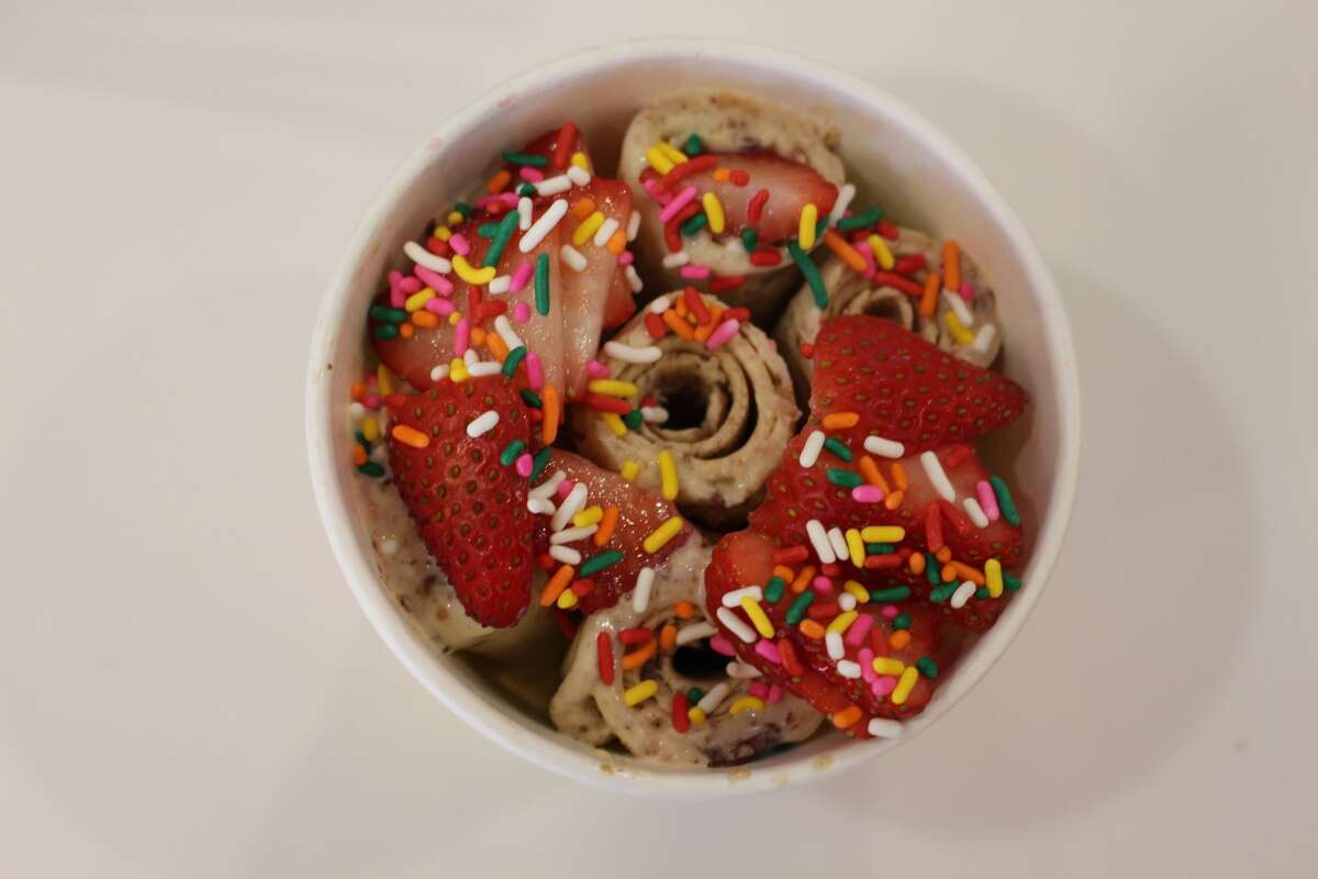 Small Bites Snowy Rolls Ice Cream serves up a different scoop