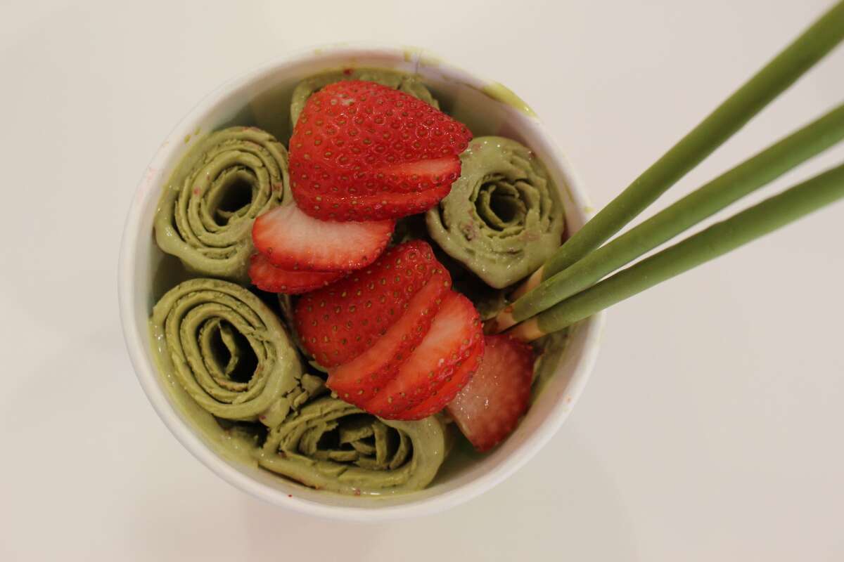 Small Bites Snowy Rolls Ice Cream serves up a different scoop