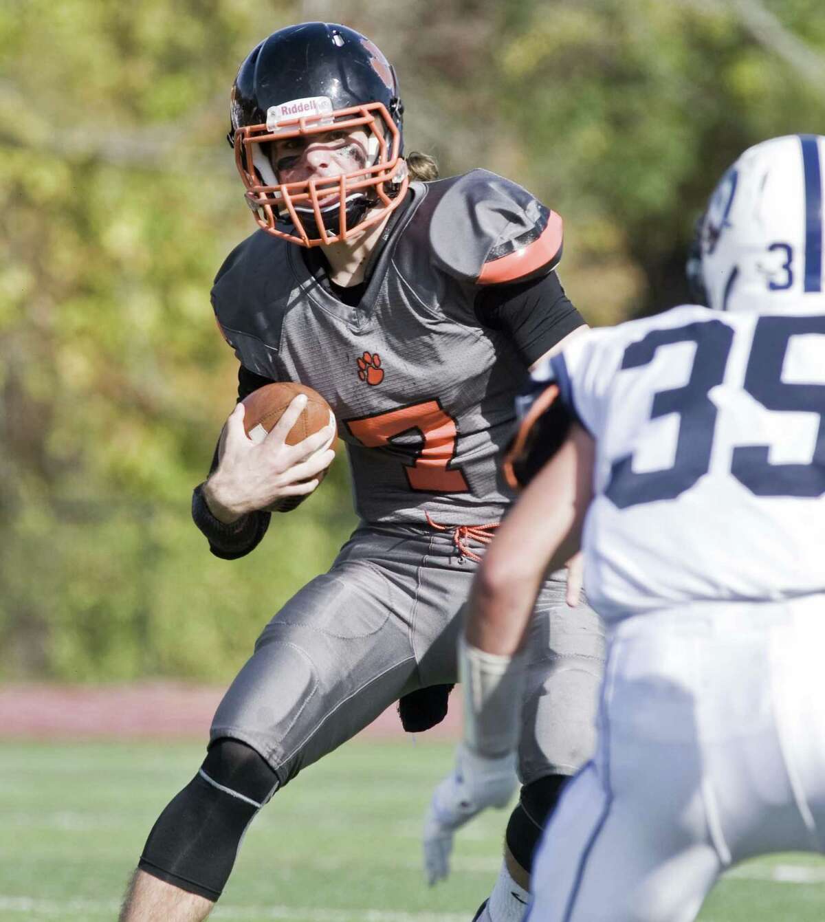 Ridgefield High senior quarterback Greg Gatto has thrown for 1,983 yards and 25 touchdowns in leading the Tigers to a 5-2 record.