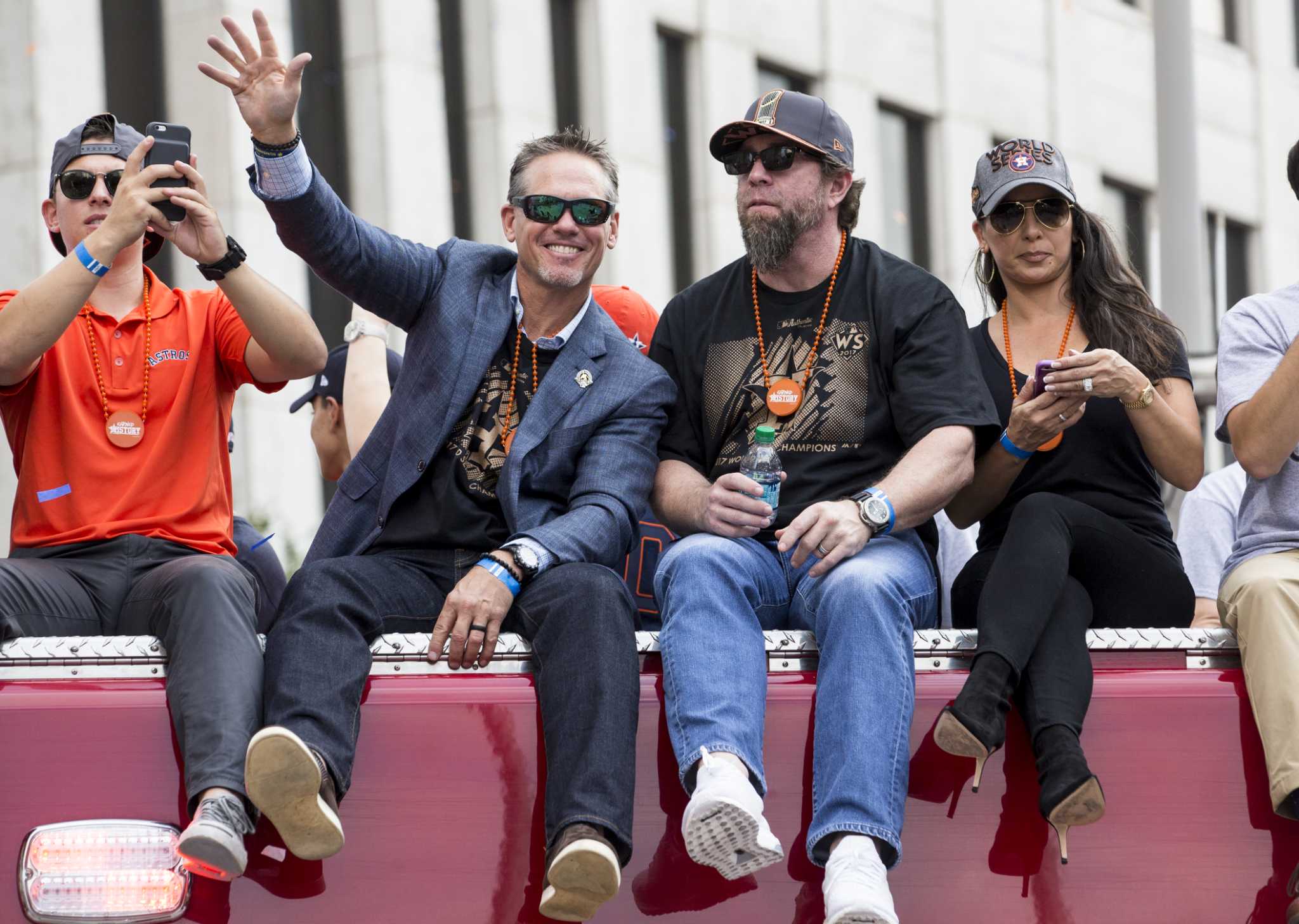 Hundreds of thousands flock to downtown Houston to celebrate Astros'  first-ever World Series title