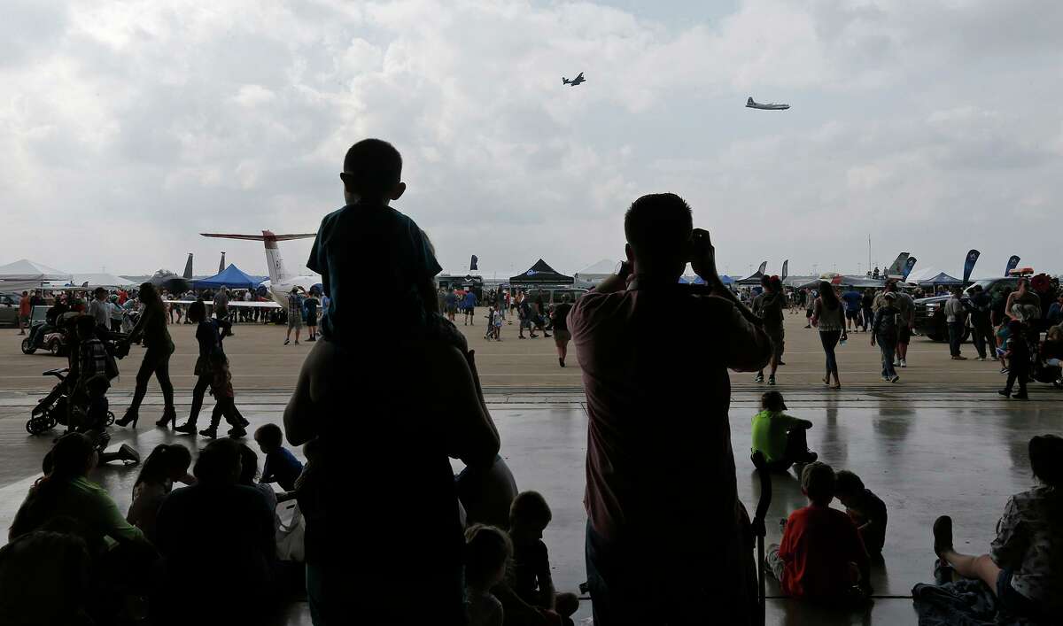 People take in the sights during Joint Base San Antonio’s 2017 Air Show and Open House at Port San Antonio.