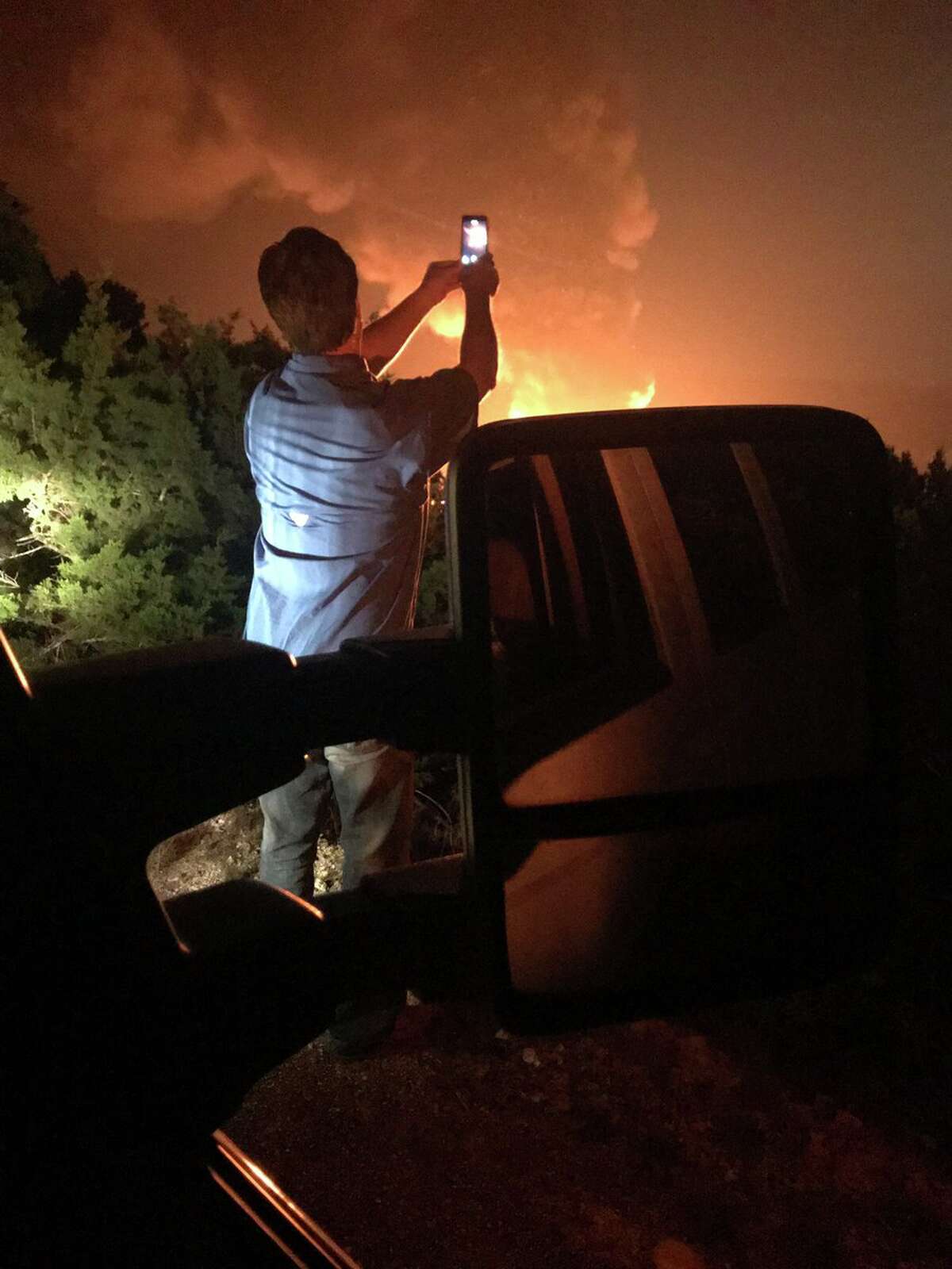 A fire destroyed the club house at Tapatio Springs Resort Saturday, Nov. 4, 2017.