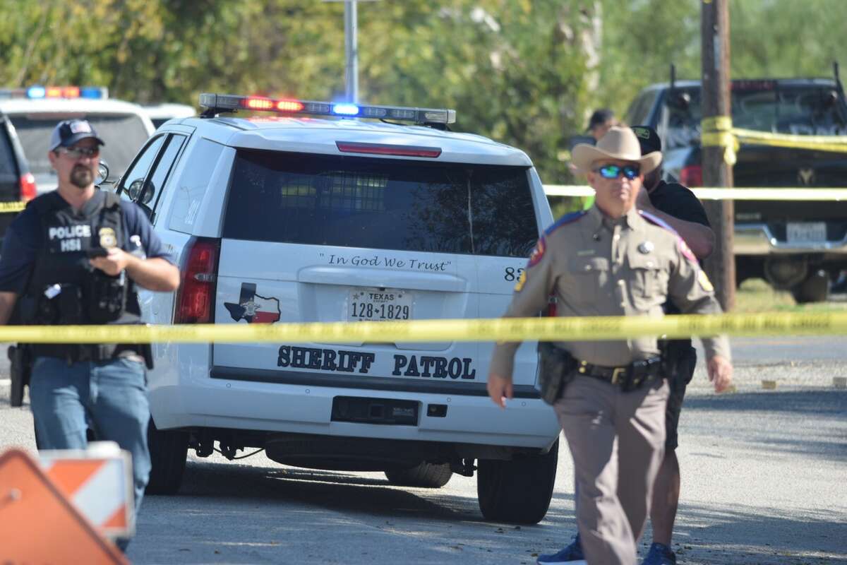 A mass shooting at First Baptist Church in Sutherland Springs near San Antonio has killed more than 20 Sunday Nov. 5, 2017.